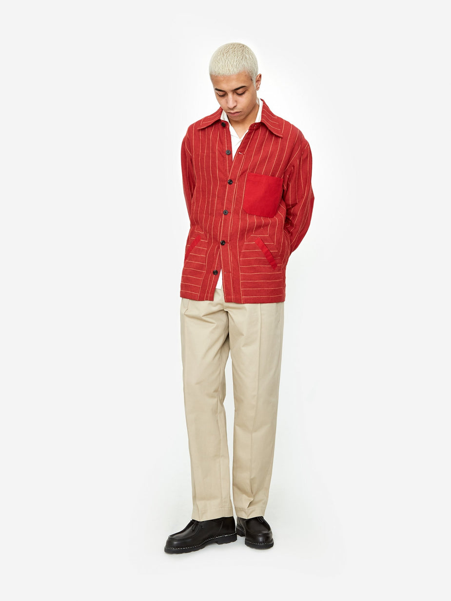 Nicholas Daley Nicholas Daley 70s Trouser - Beige - Neutrals