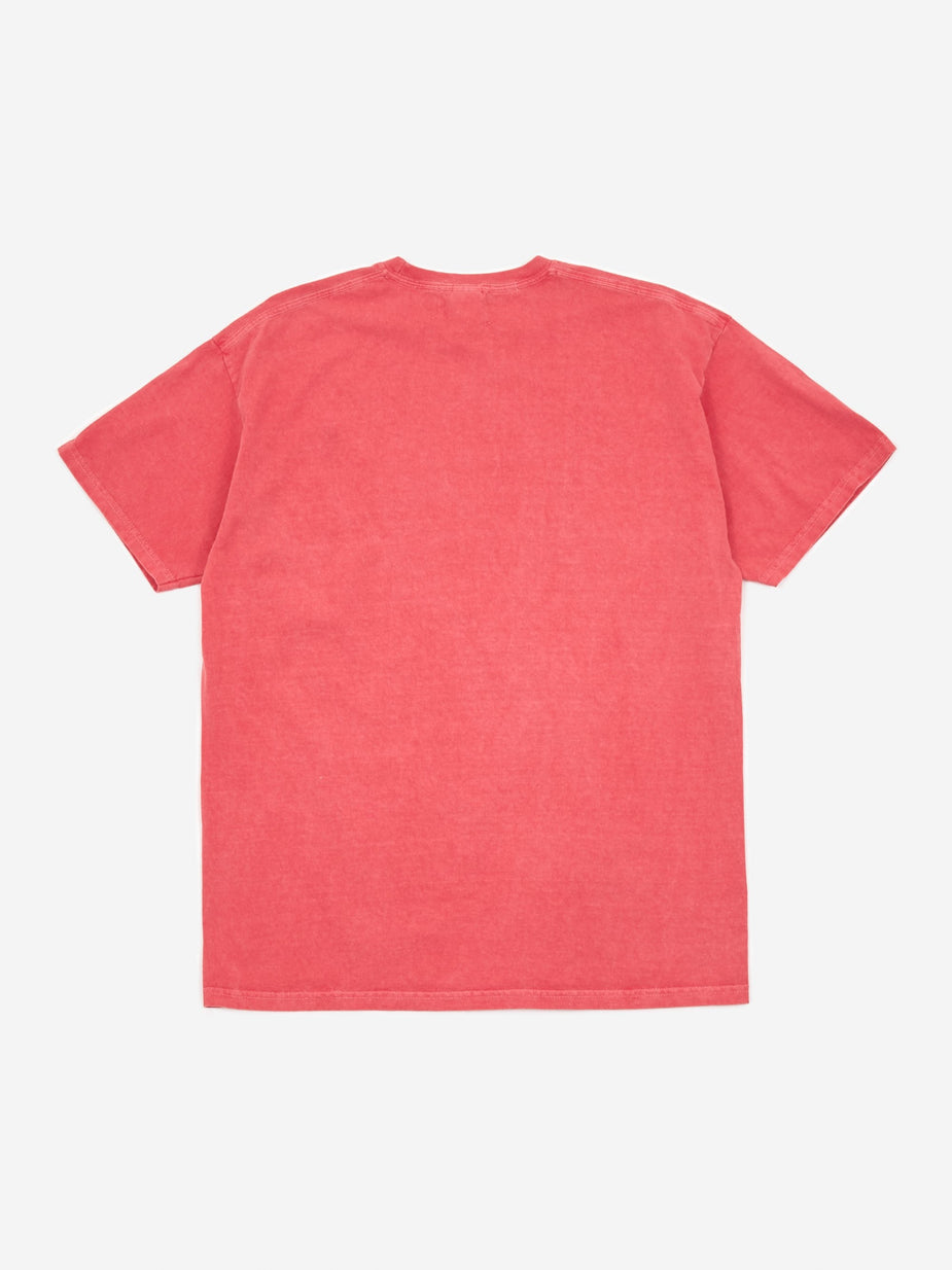 Nicholas Daley Nicholas Daley Astro Black Garment Dyed T-Shirt - Red - Red