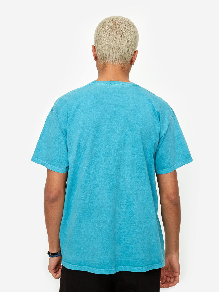 Nicholas Daley Nicholas Daley Astro Black Garment Dyed T-Shirt - Turquoise - Purple