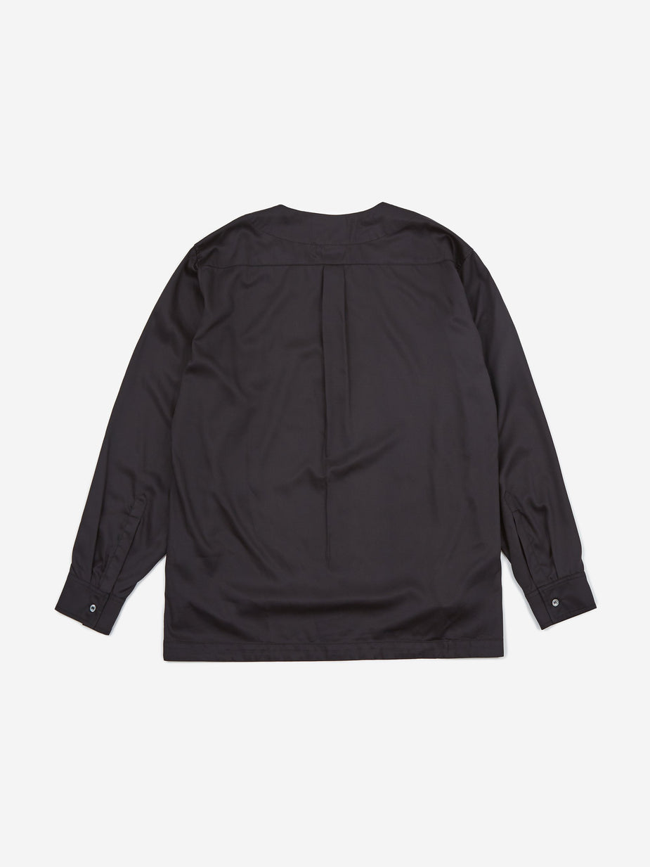 Nicholas Daley Nicholas Daley Classic Organic Silk Shirt - Black - Black