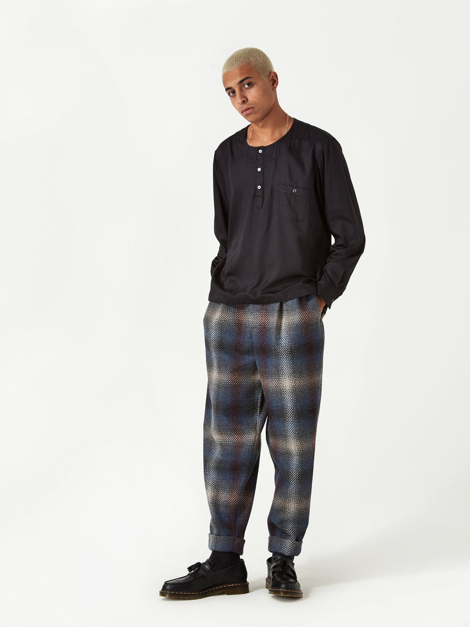 Nicholas Daley Nicholas Daley Classic Organic Silk Shirt - Black - Black