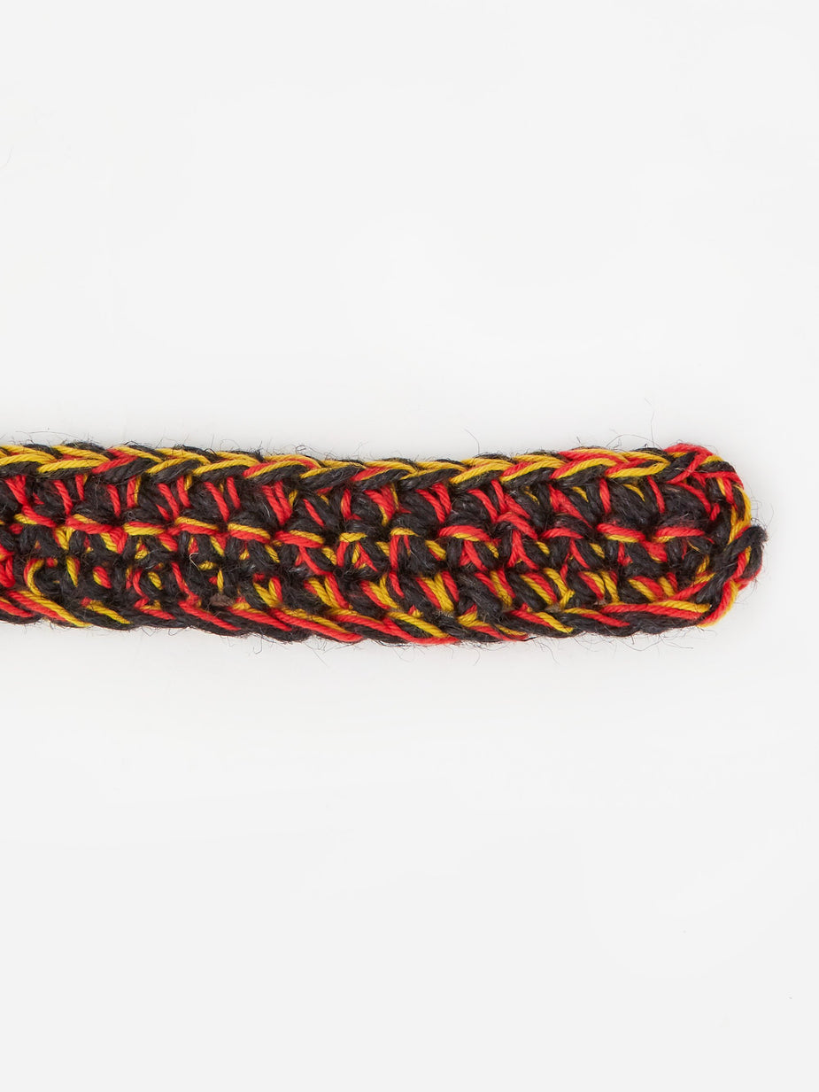 Nicholas Daley Nicholas Daley Hand Crochette Belt - Red/Yellow/Black - Red