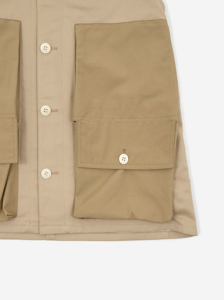 Nicholas Daley Nicholas Daley Military Waistcoat - Beige - Neutrals