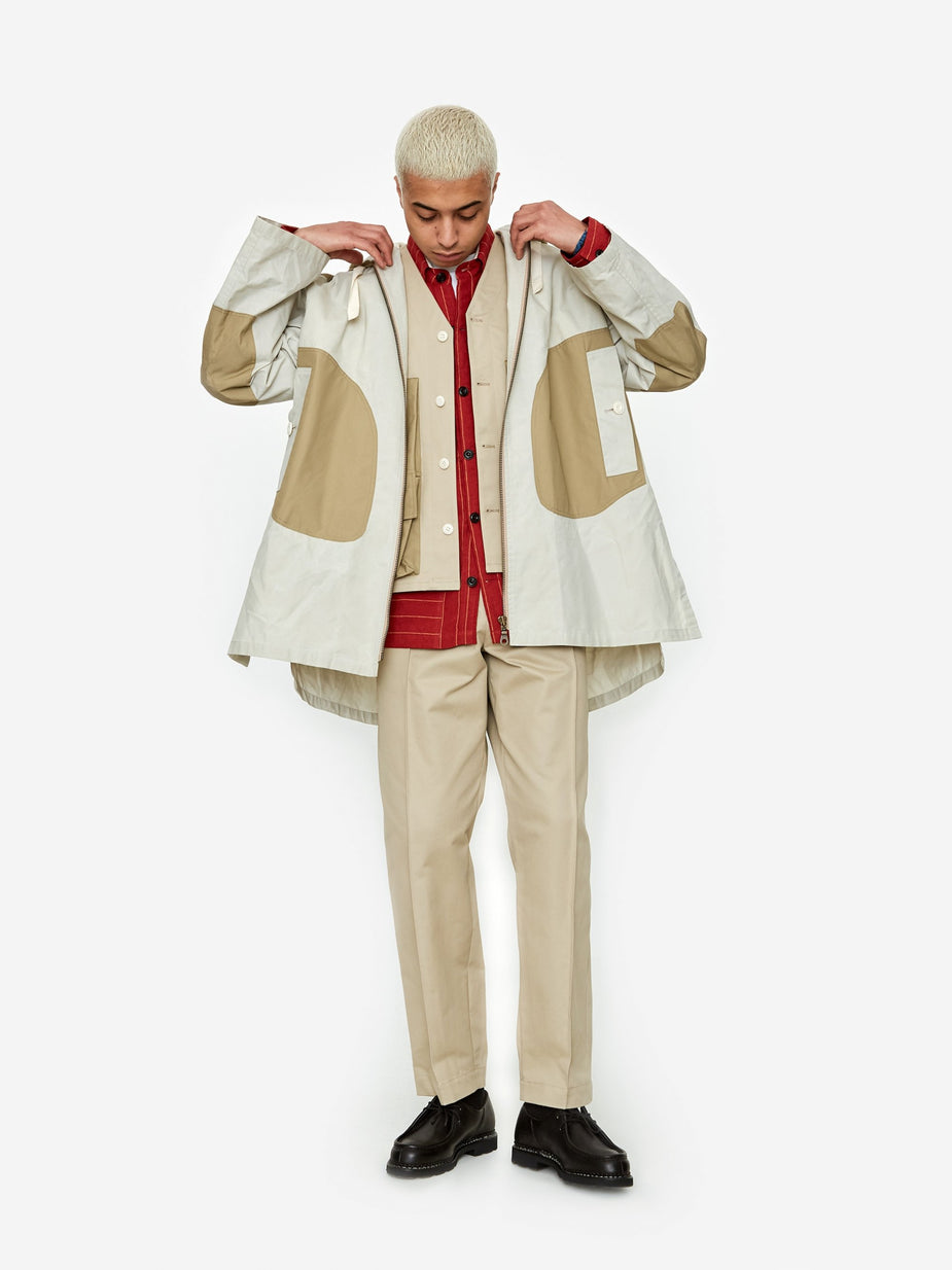 Nicholas Daley Nicholas Daley Parka Coat - Stone - Grey
