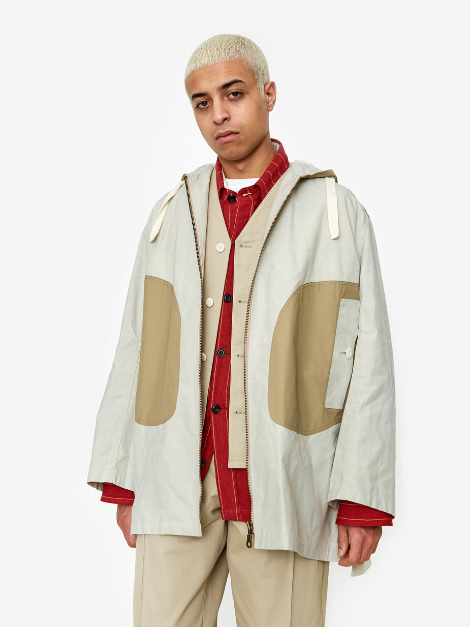 Nicholas Daley Nicholas Daley Parka Coat - Stone - Grey