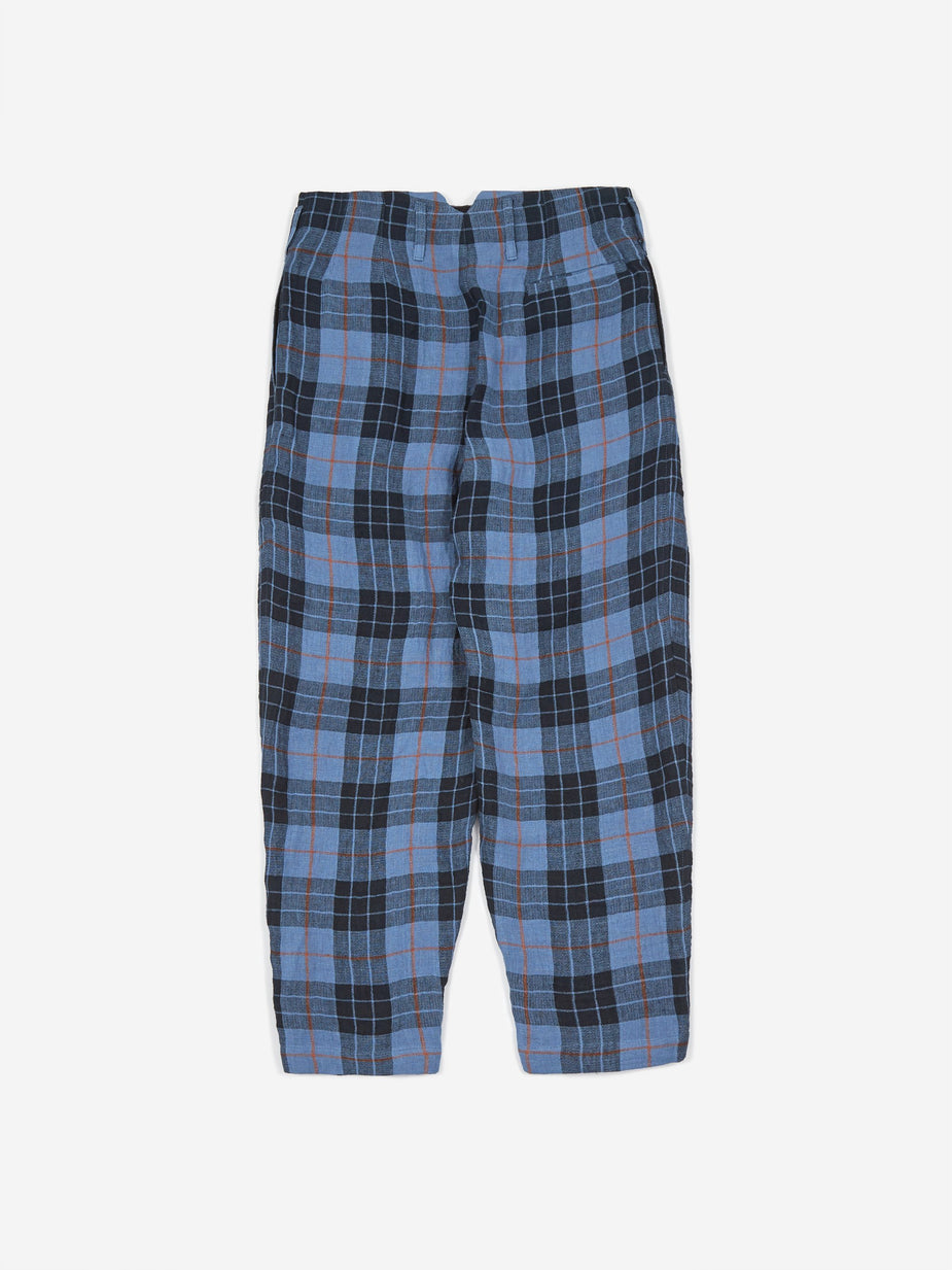 Nicholas Daley Nicholas Daley Two Pleat Trouser - Navy/Blue - Blue