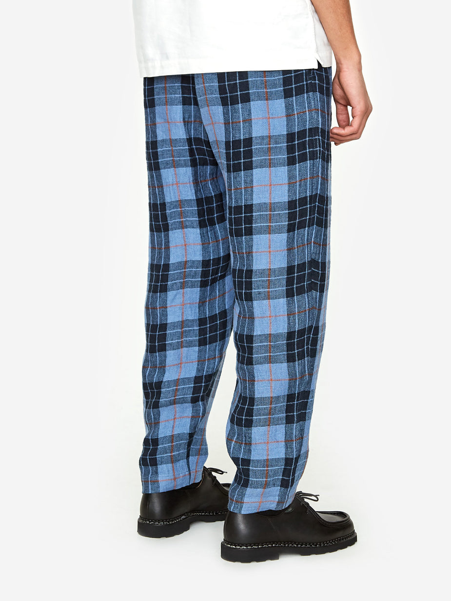Nicholas Daley Nicholas Daley Two Pleat Trouser - Navy/Blue - Blue