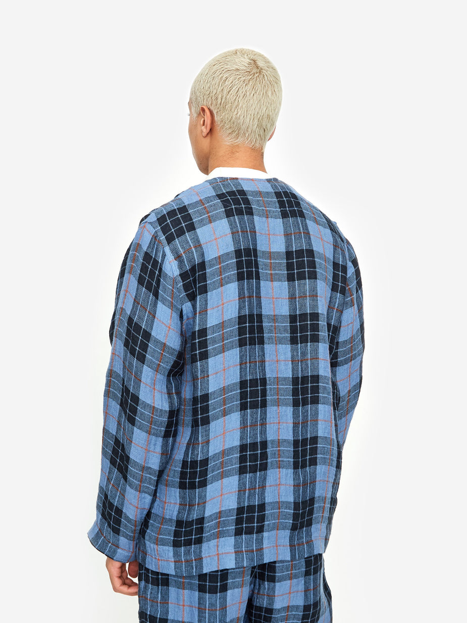 Nicholas Daley Nicholas Daley Two Pocket Cardigan - Navy Blue - Blue