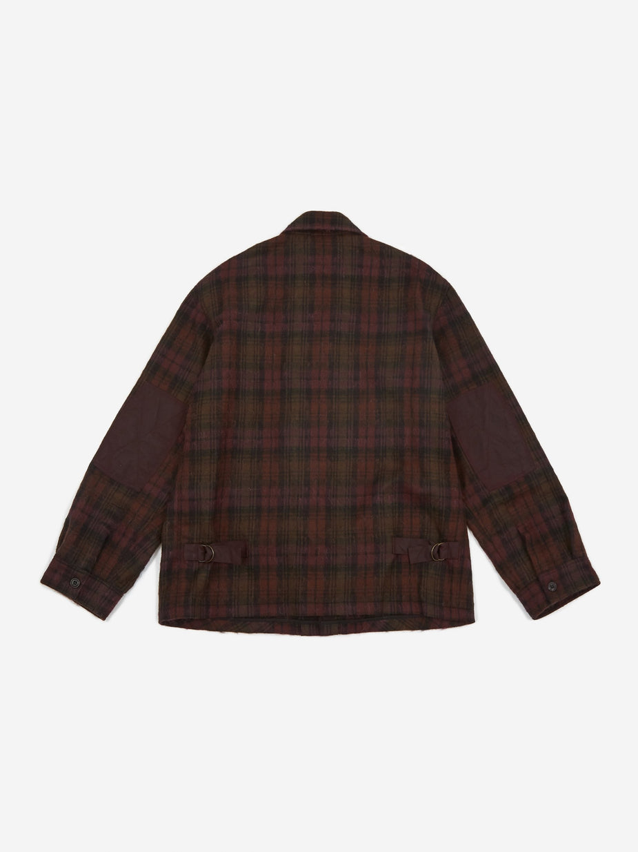 Nicholas Daley Nicholas Daley Yussef Shirt Jacket - Burgundy - Red