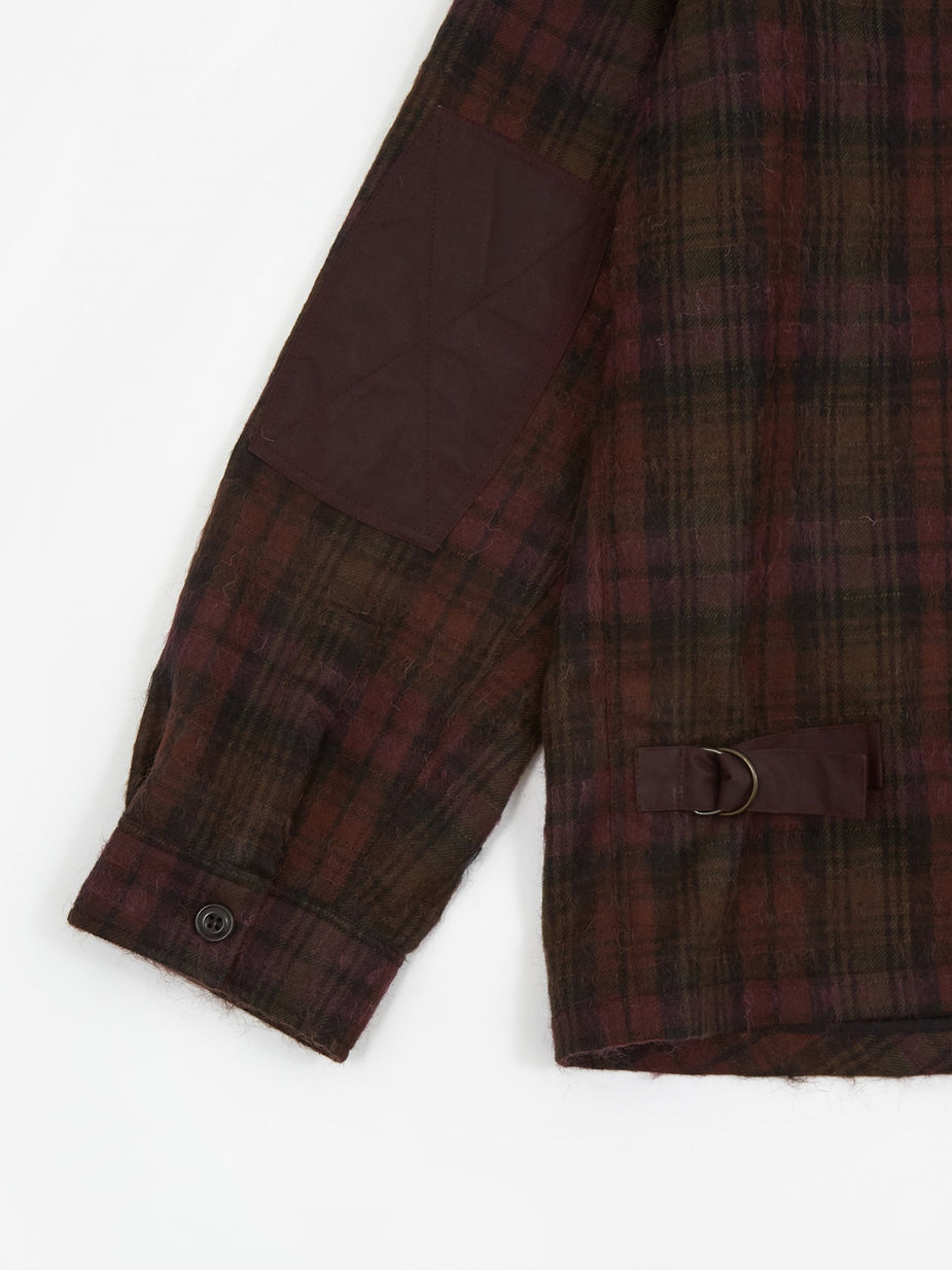 Nicholas Daley Nicholas Daley Yussef Shirt Jacket - Burgundy - Red
