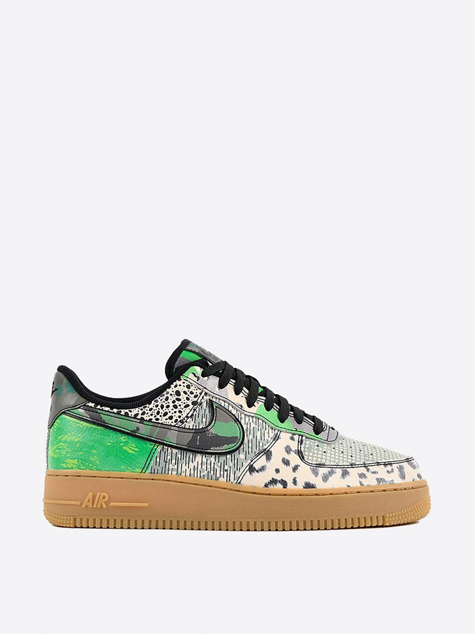 Nike Nike Air Force 1 07 QS - Black/Green/Gum/Brown - Green