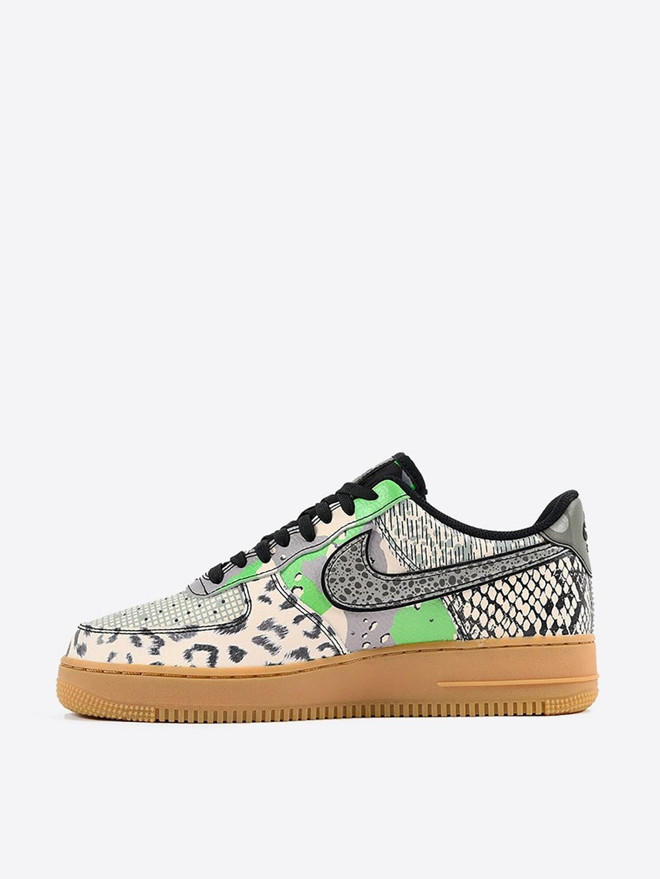 Nike Nike Air Force 1 07 QS - Black/Green/Gum/Brown - Green