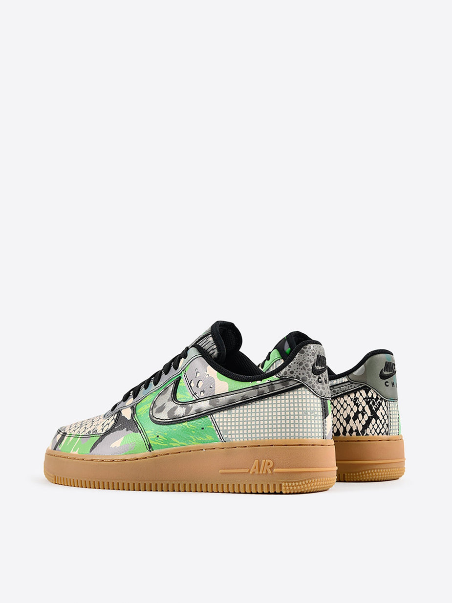 Nike Nike Air Force 1 07 QS - Black/Green/Gum/Brown - Green