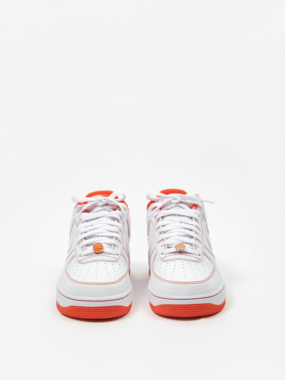 Nike Nike Air Force 1 07 LV8 - White/Team Orange/Black - White
