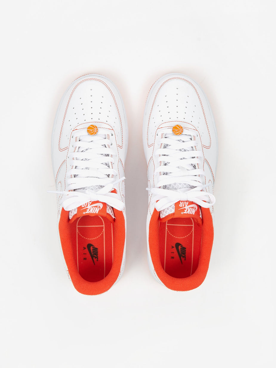 Nike Nike Air Force 1 07 LV8 - White/Team Orange/Black - White