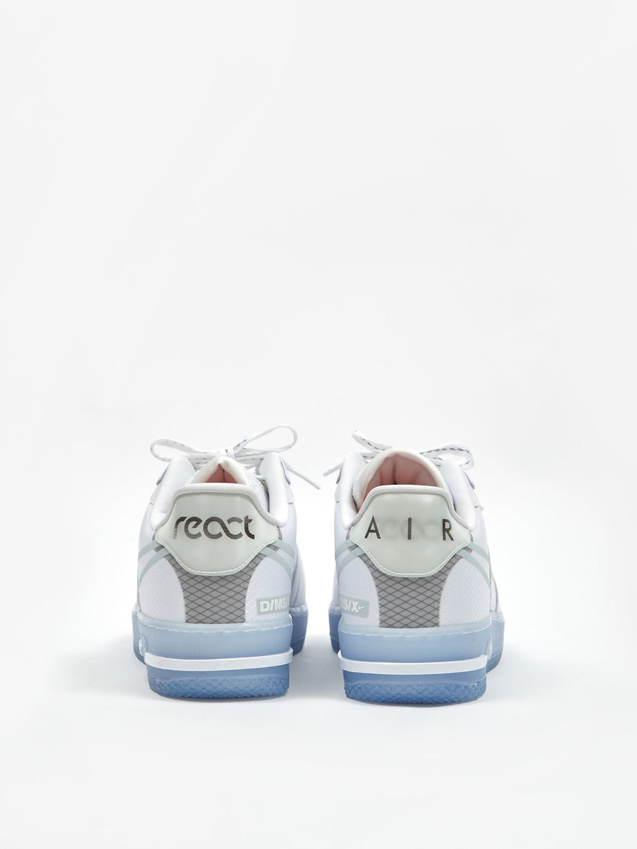 Nike Nike Air Force 1 React - White/Light Bone-Sail-Rush Coral - White