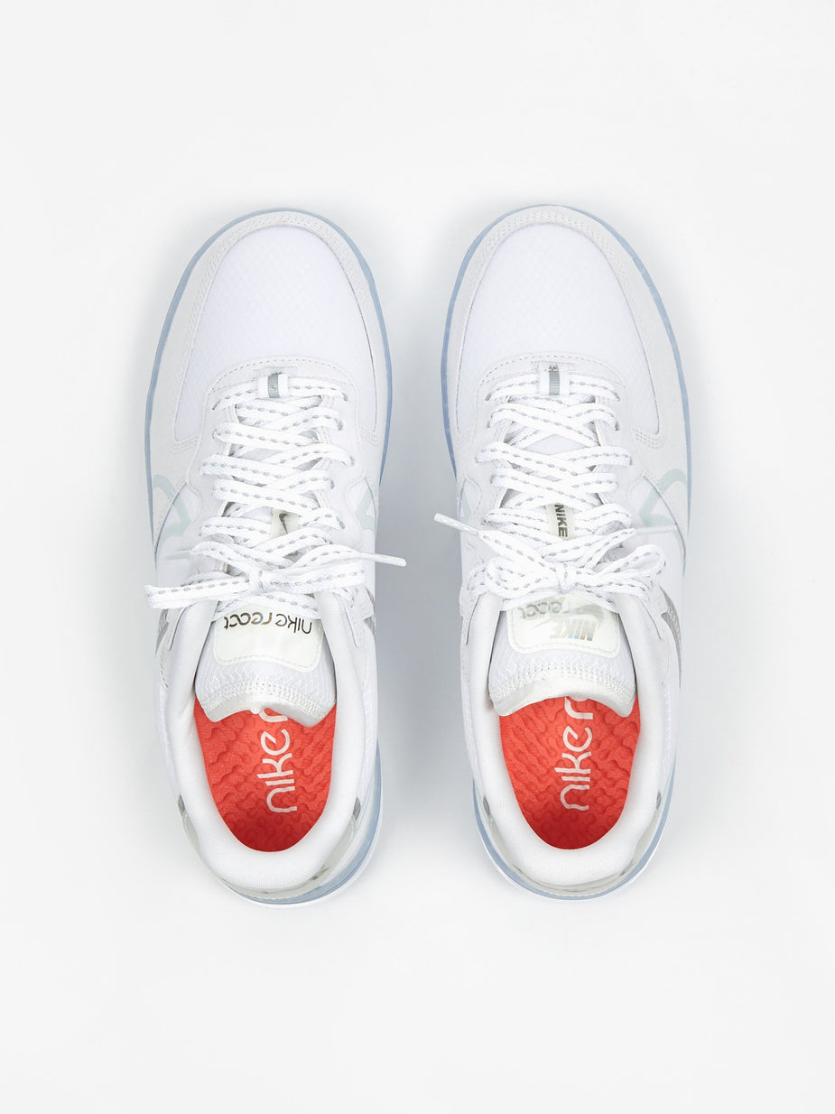 Nike Nike Air Force 1 React - White/Light Bone-Sail-Rush Coral - White