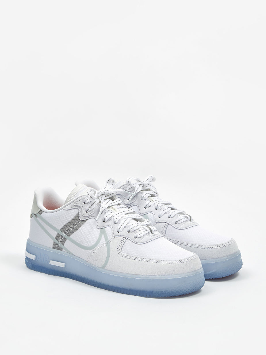 Nike Nike Air Force 1 React - White/Light Bone-Sail-Rush Coral - White