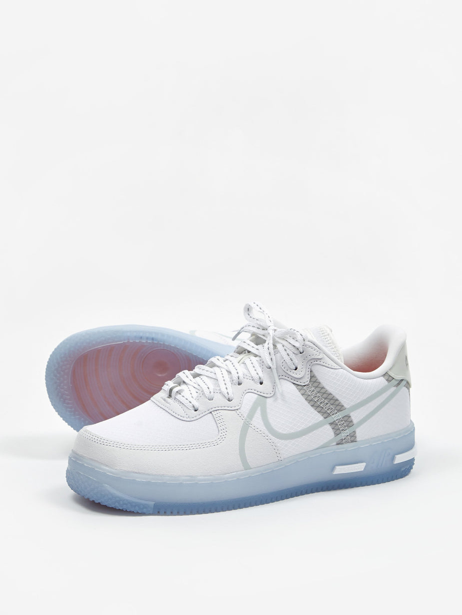 Nike Nike Air Force 1 React - White/Light Bone-Sail-Rush Coral - White