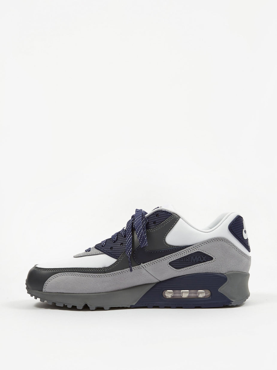 Nike Nike Air Max 90 - White/Neutral/Indigo/Smoke Grey - White