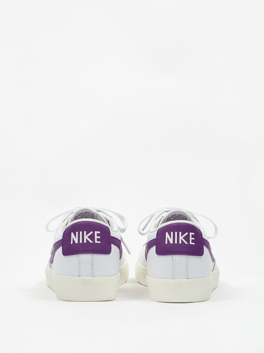 Nike Nike Blazer Low Leather - White/Voltage Purple - Purple