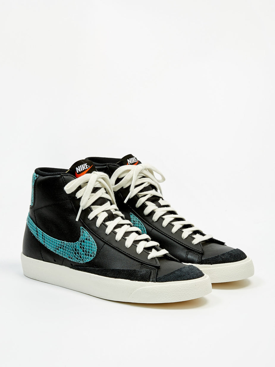 Nike Nike Blazer Mid 77 Vintage - Black/Light Aqua/Sail - Black