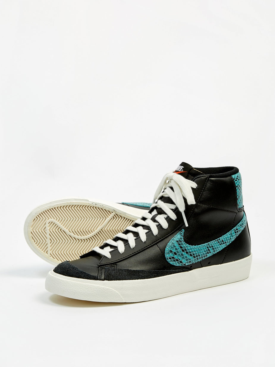 Nike Nike Blazer Mid 77 Vintage - Black/Light Aqua/Sail - Black