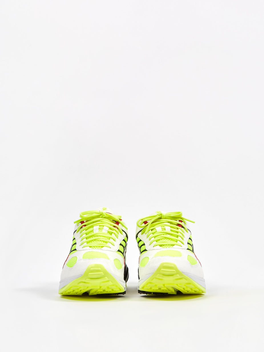 Nike Nike Air Ghost Racer - White/Red/Neon Yellow/Grey - Red
