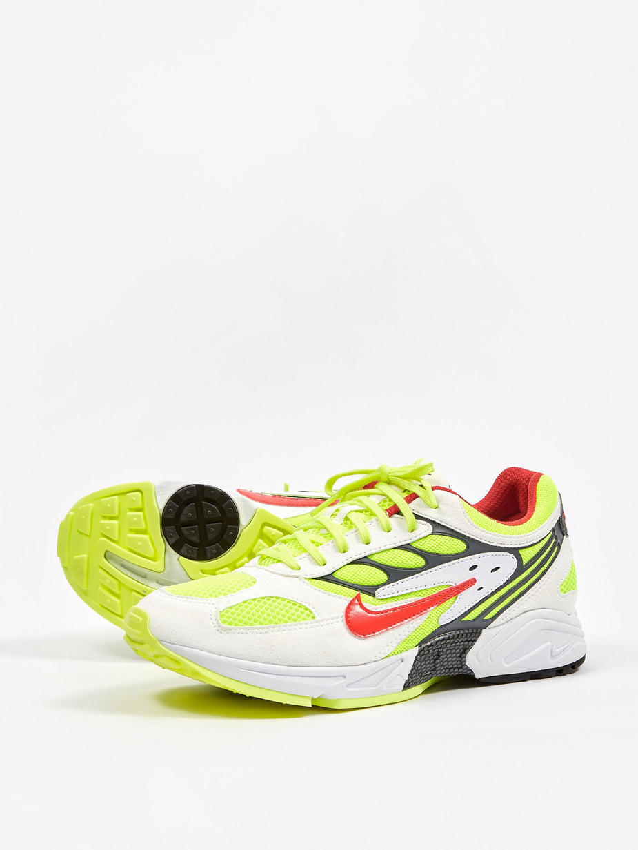 Nike Nike Air Ghost Racer - White/Red/Neon Yellow/Grey - Red
