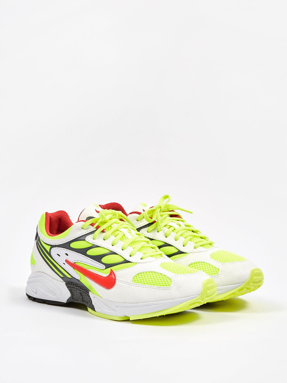 Nike Nike Air Ghost Racer - White/Red/Neon Yellow/Grey - Red