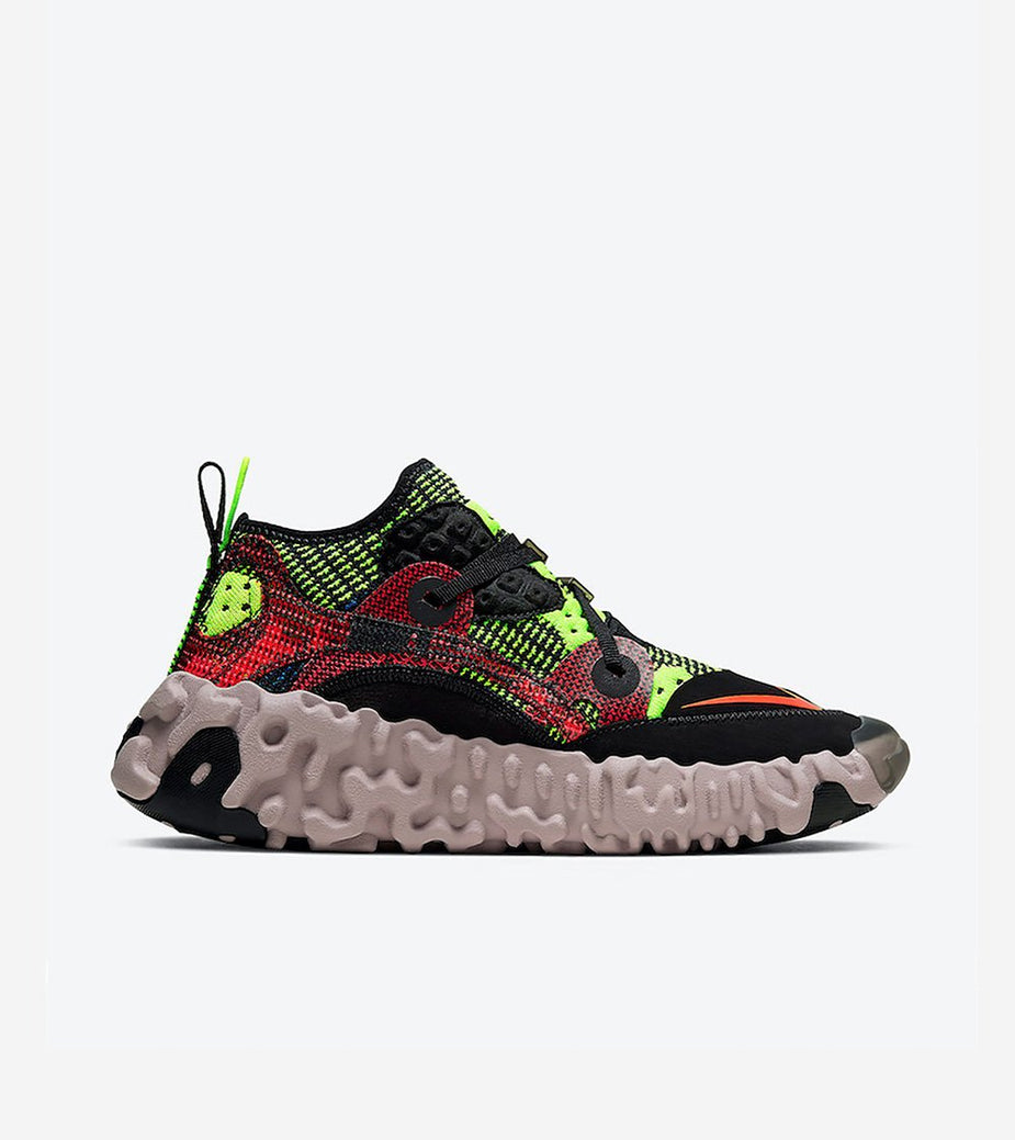 Nike Nike Overreact Flyknit ISPA - Black/Crimson/Volt/Mauve - Black