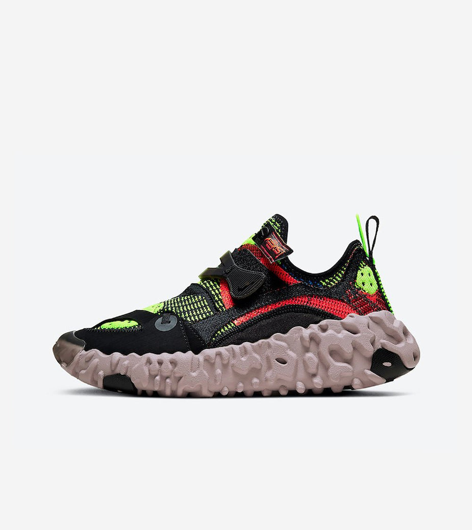 Nike Nike Overreact Flyknit ISPA - Black/Crimson/Volt/Mauve - Black
