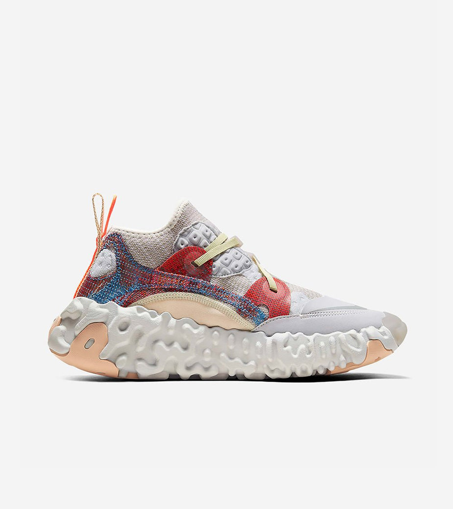 Nike Nike Overreact Flyknit ISPA - White/Silver/Light Bone - Silver