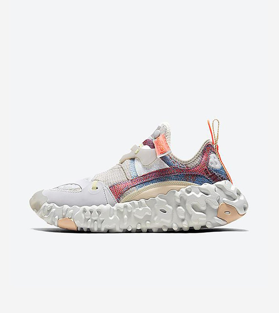 Nike Nike Overreact Flyknit ISPA - White/Silver/Light Bone - Silver