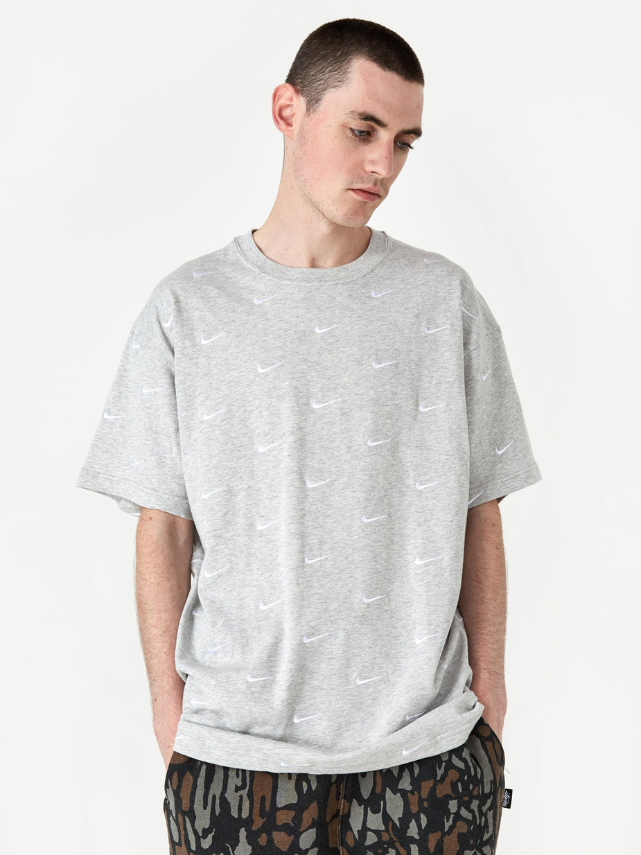 Nike Nike NRG Swoosh Logo T-Shirt - Grey Heather - Grey