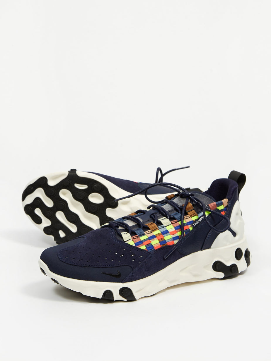 Nike Nike React Sertu - Blackened Blue/Black/Sail - Blue