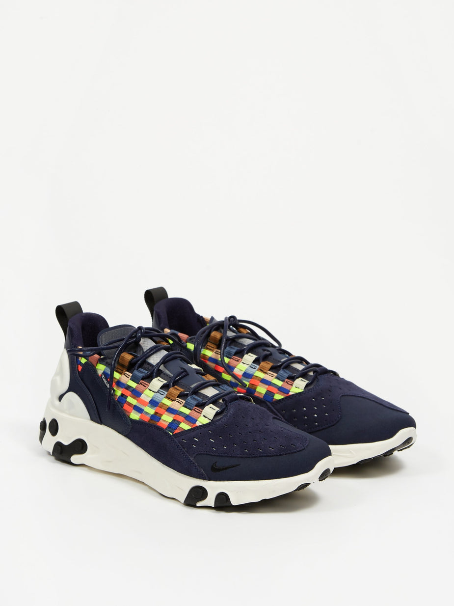 Nike Nike React Sertu - Blackened Blue/Black/Sail - Blue