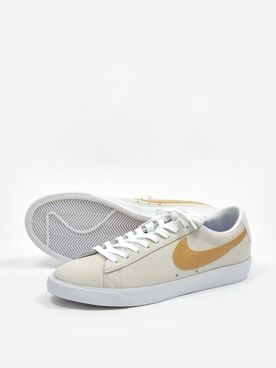 Nike Nike SB Blazer Low GT - White/Club Gold-White-Light Thistle - White