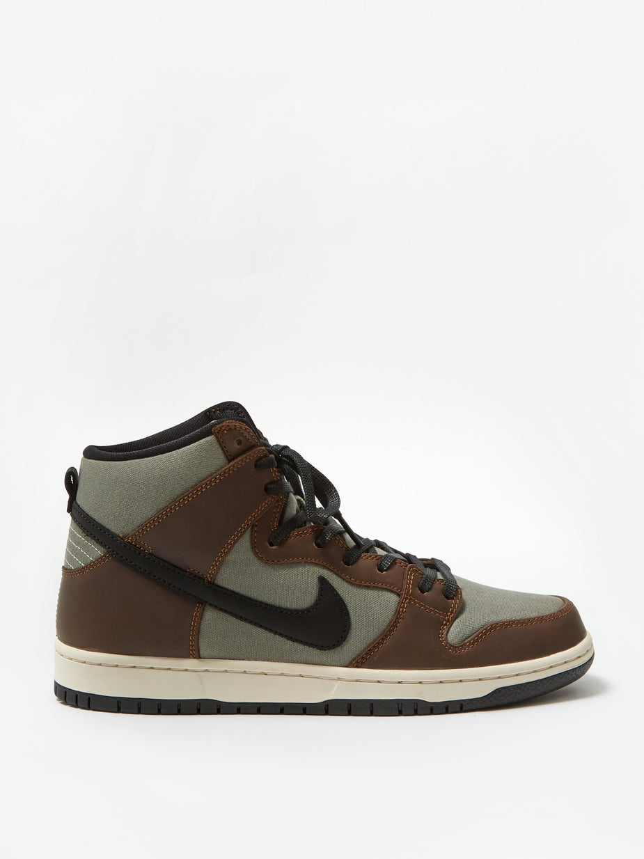 Nike Nike SB Dunk High Pro - Baroque Brown/Black/Jade Horizon - Brown