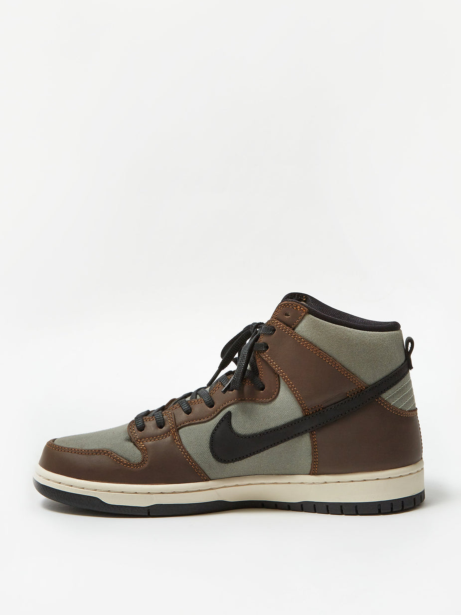Nike Nike SB Dunk High Pro - Baroque Brown/Black/Jade Horizon - Brown