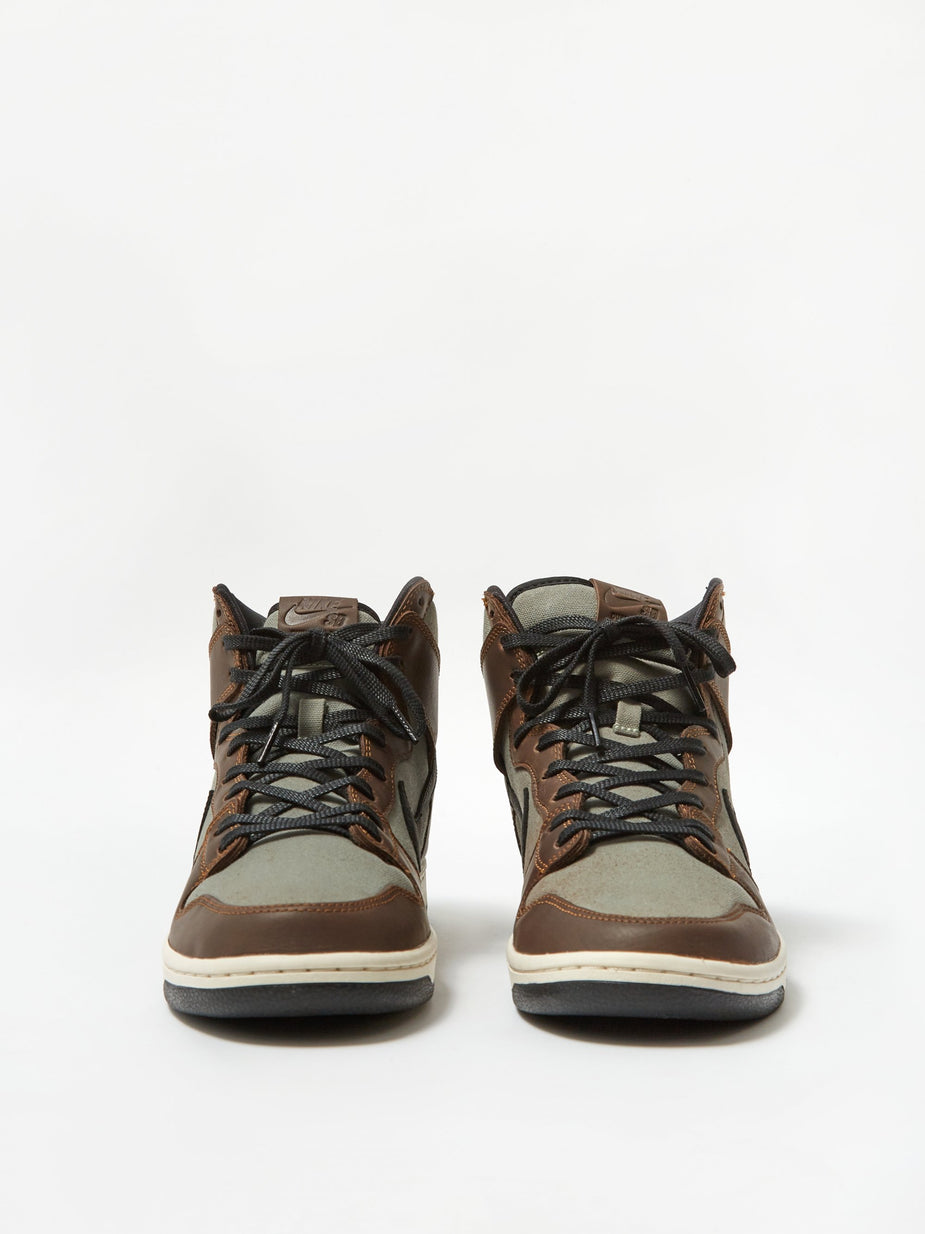 Nike Nike SB Dunk High Pro - Baroque Brown/Black/Jade Horizon - Brown