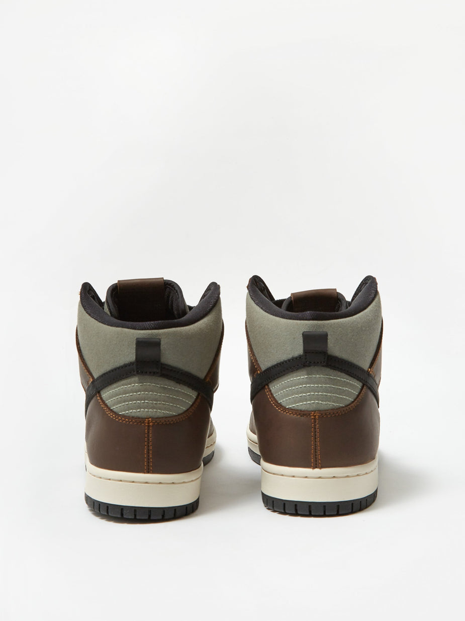 Nike Nike SB Dunk High Pro - Baroque Brown/Black/Jade Horizon - Brown