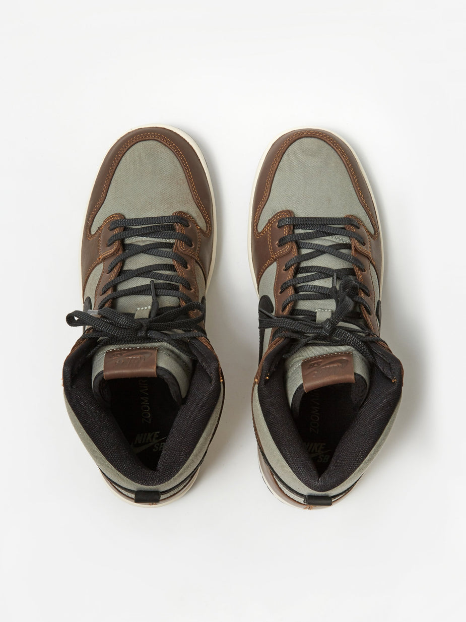 Nike Nike SB Dunk High Pro - Baroque Brown/Black/Jade Horizon - Brown