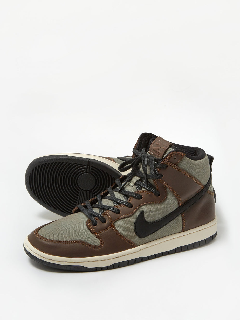 Nike Nike SB Dunk High Pro - Baroque Brown/Black/Jade Horizon - Brown