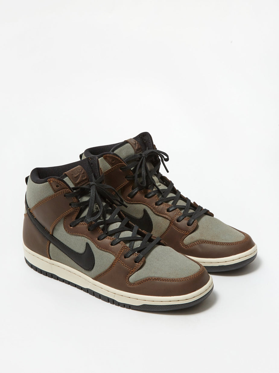 Nike Nike SB Dunk High Pro - Baroque Brown/Black/Jade Horizon - Brown