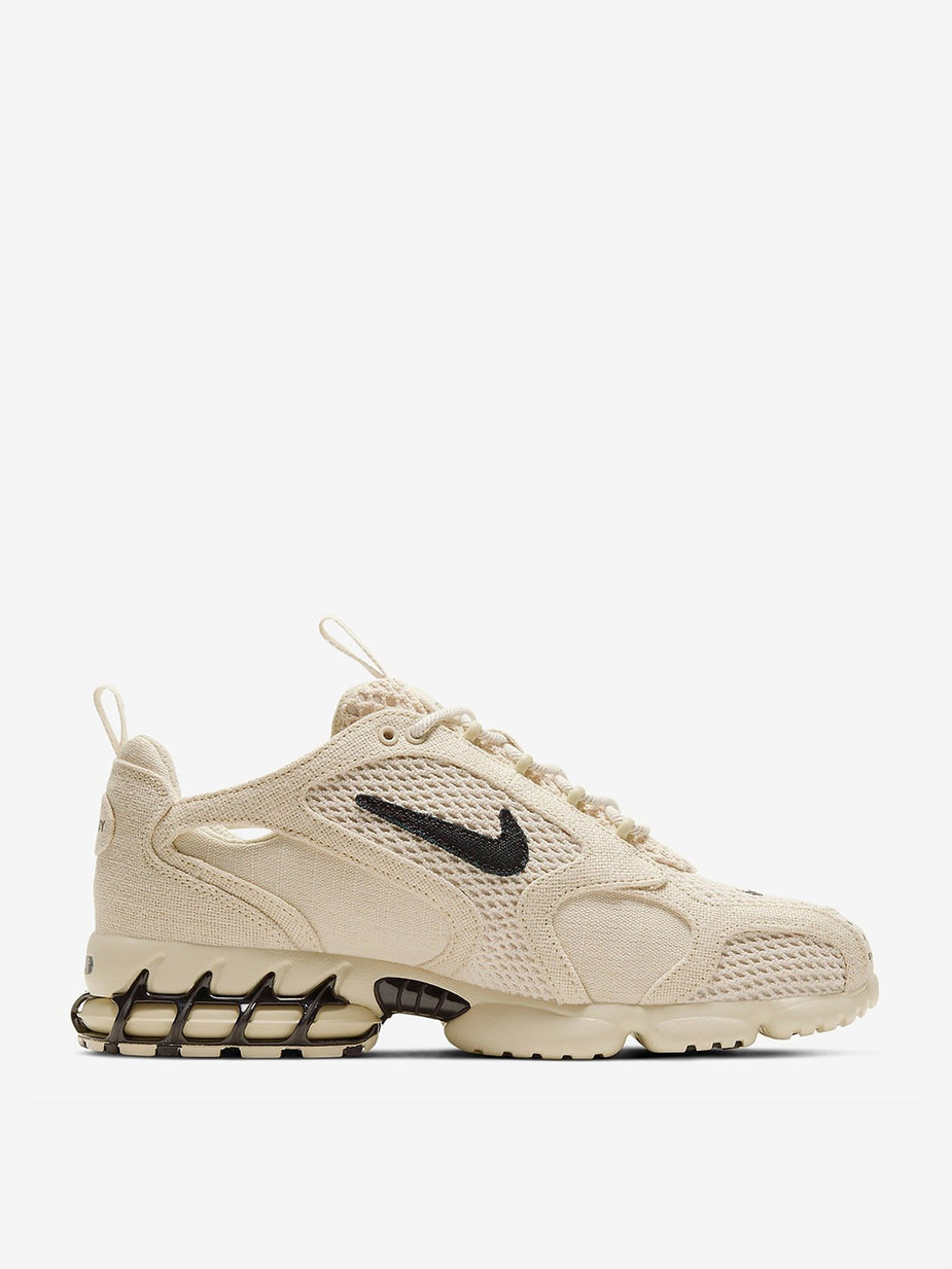 Nike Nike x Stussy Air Zoom Spiridon Caged - Fossil/Black - Black
