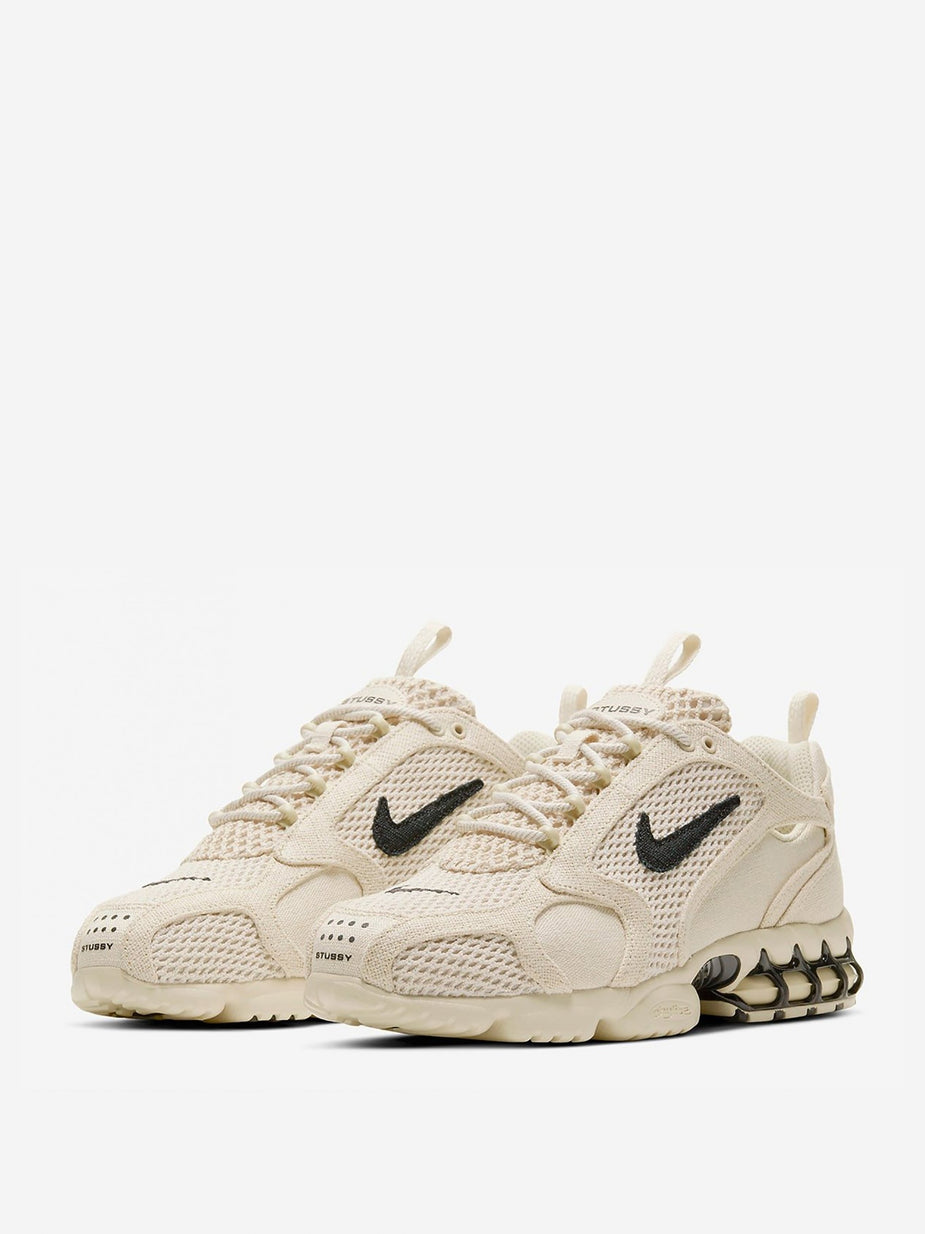 Nike Nike x Stussy Air Zoom Spiridon Caged - Fossil/Black - Black