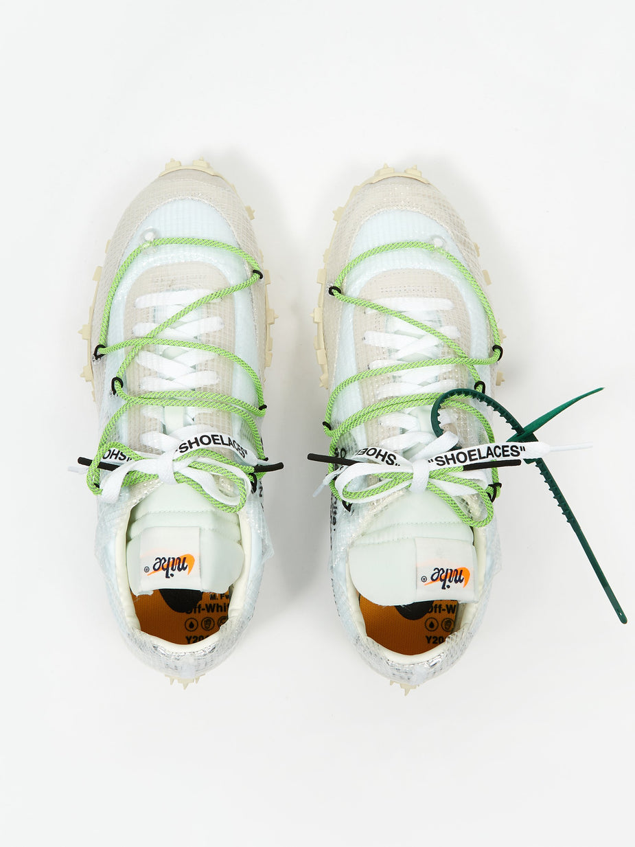 Nike Nike Waffle Racer Off White - White/Black/Electric Green - Green