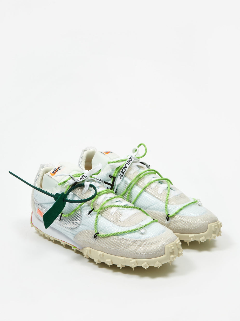 Nike Nike Waffle Racer Off White - White/Black/Electric Green - Green