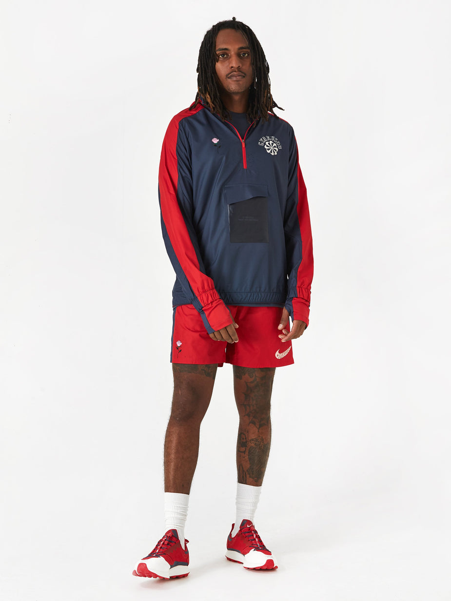 Nike Nike x Gyakusou NRG Jacket - Thunder Blue/Sport Red/Sail - Red